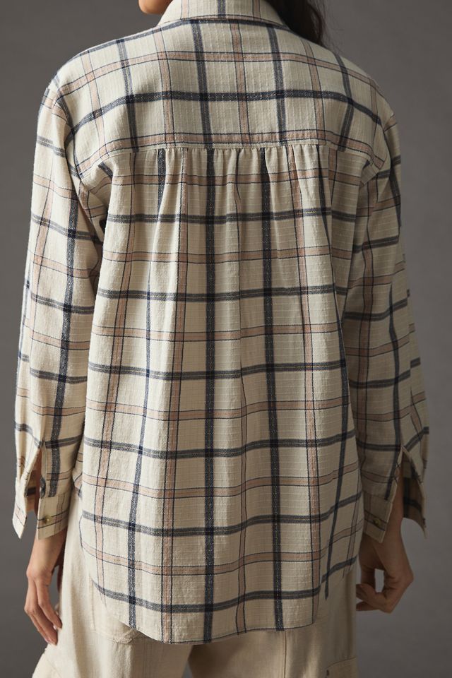 Pilcro Plaid Buttondown Shirt #1