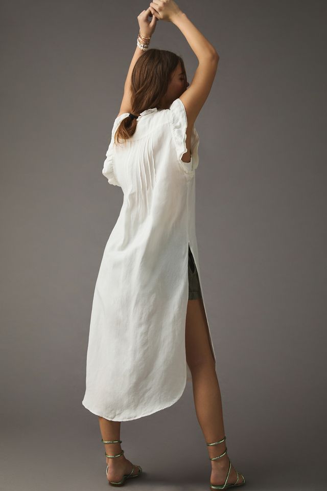 By Anthropologie Long Ruffled Tunic #2