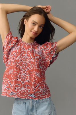 Eaphi HALF EMBROIDERY LACE BLOUSE 限定 4110578570072_029_b