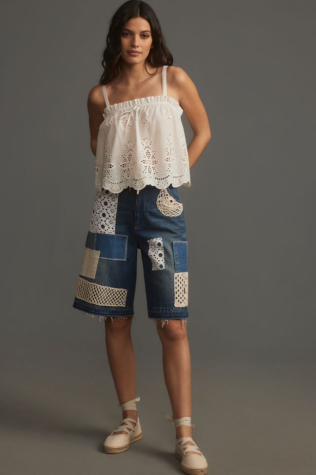 Maeve Eyelet Babydoll Tank #4