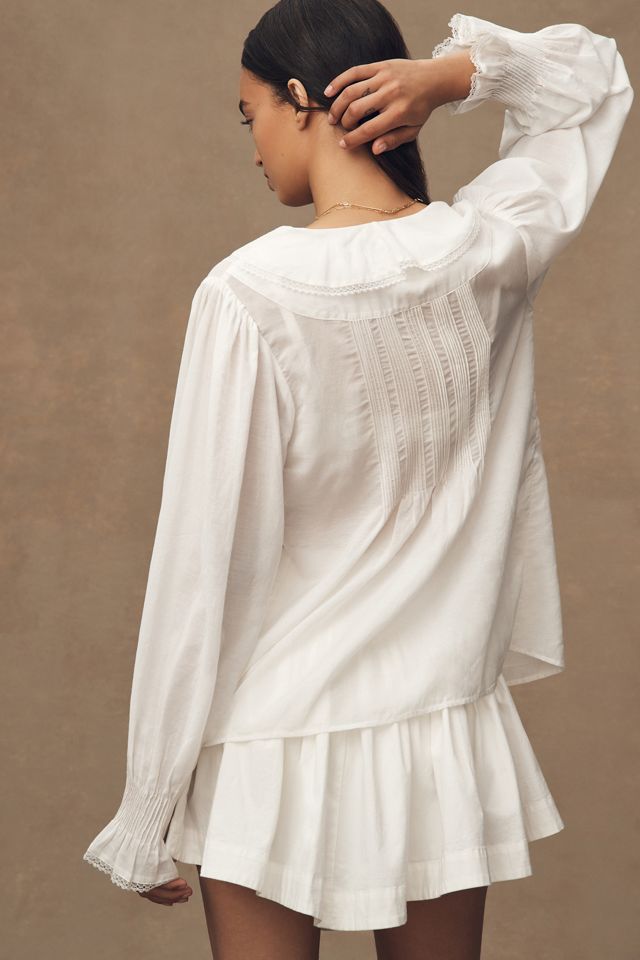 Camicetta Babydoll a Maniche Lunghe di Anthropologie #1