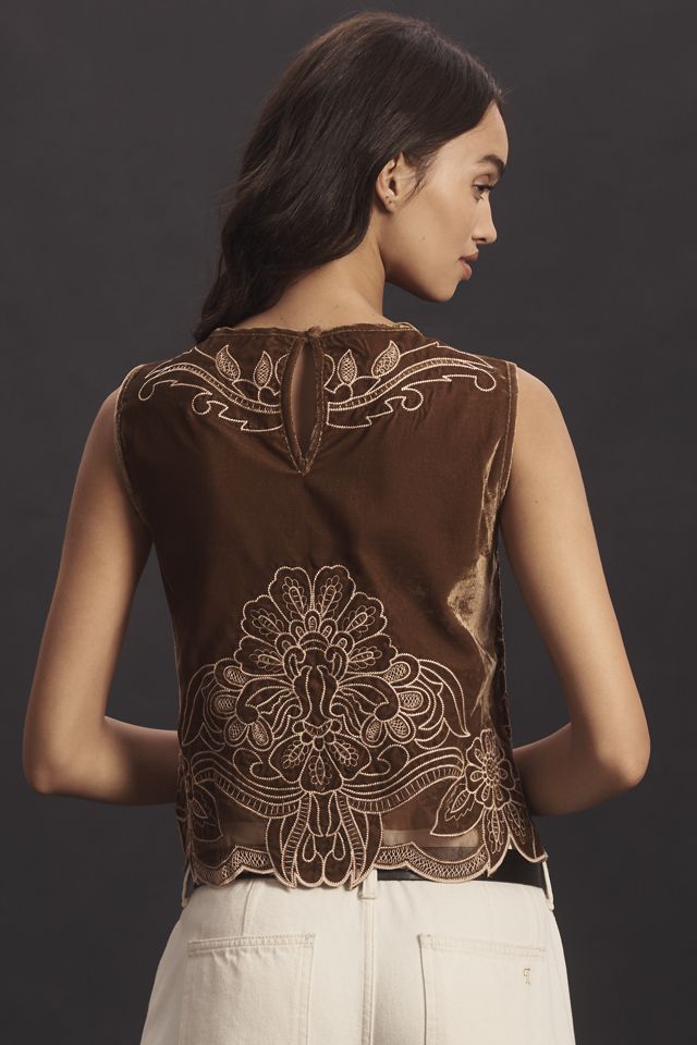 PHEENY - pheeny ヴェルヴェットブラウス velvet blouse 3913075_BWH_a