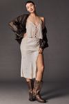 The Adi Mid-Rise Frayed Relaxed Flare Pants by Pilcro: Pull-On Edition