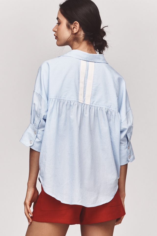 Maeve Mabel Pocket Buttondown Shirt #1
