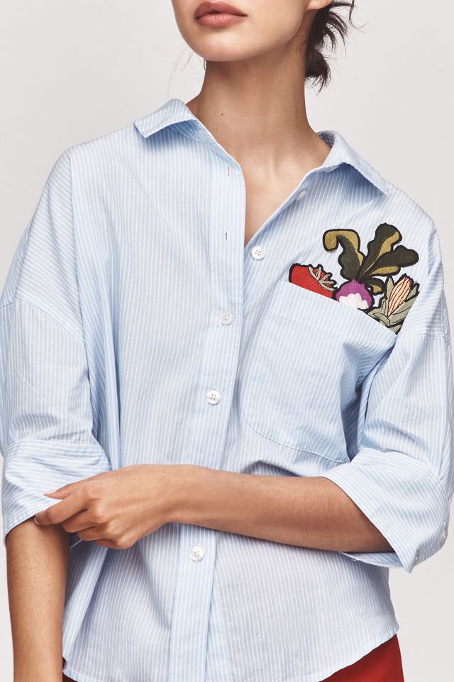 Maeve Mabel Pocket Buttondown Shirt #2