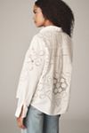 By Anthropologie Long-Sleeve Cutwork Buttondown Shirt