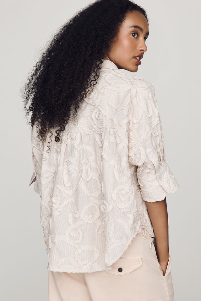 Maeve Mabel Boxy Oxford Shirt #1