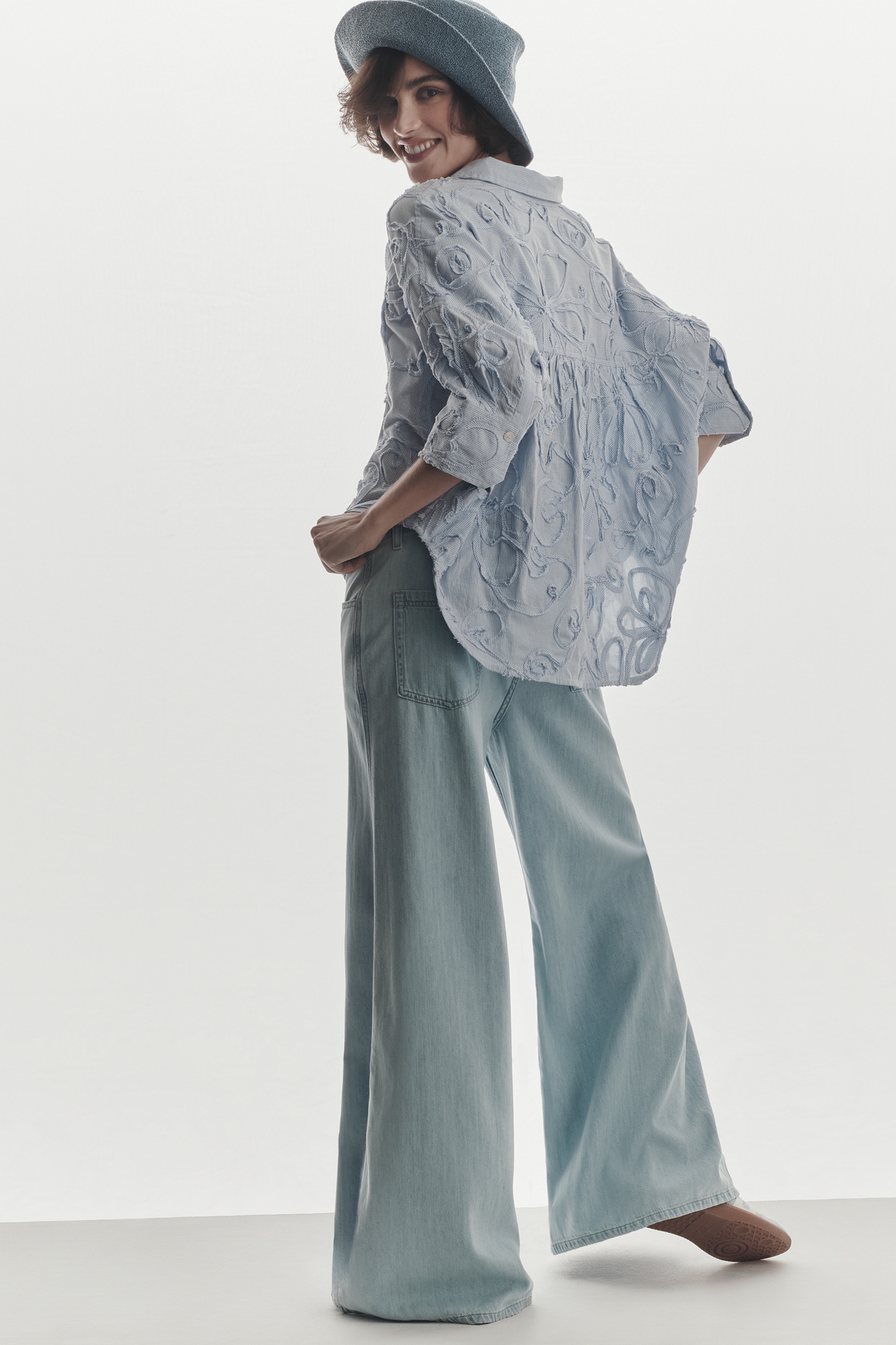 The Mabel Boxy Oxford Shirt by Maeve