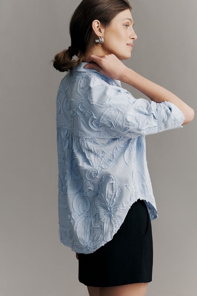 The Mabel Boxy Oxford Shirt by Maeve #4