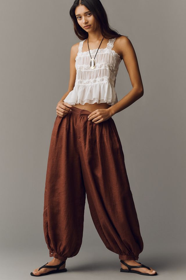 By Anthropologie Shirred Lace Tank | Anthropologie