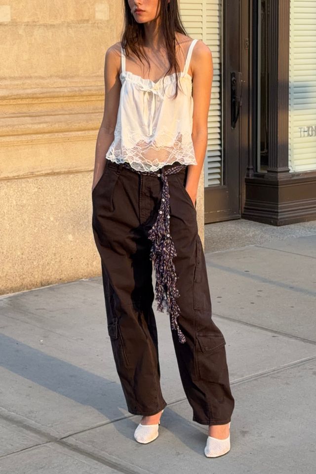 Camiseta sin Mangas de Encaje Transparente By Anthropologie #5