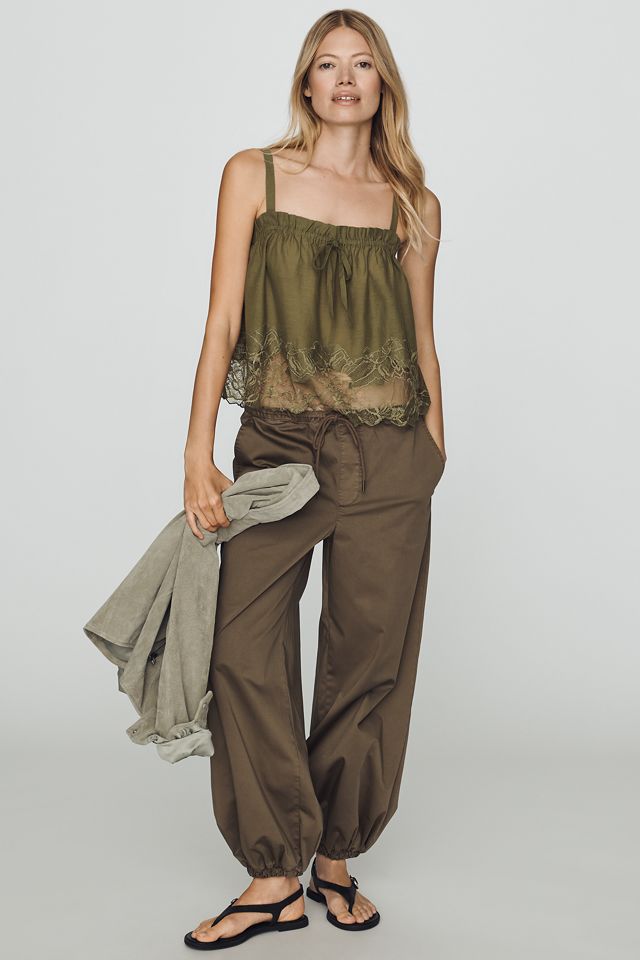 By Anthropologie Transparentes Spitzen-Cami-Top #2