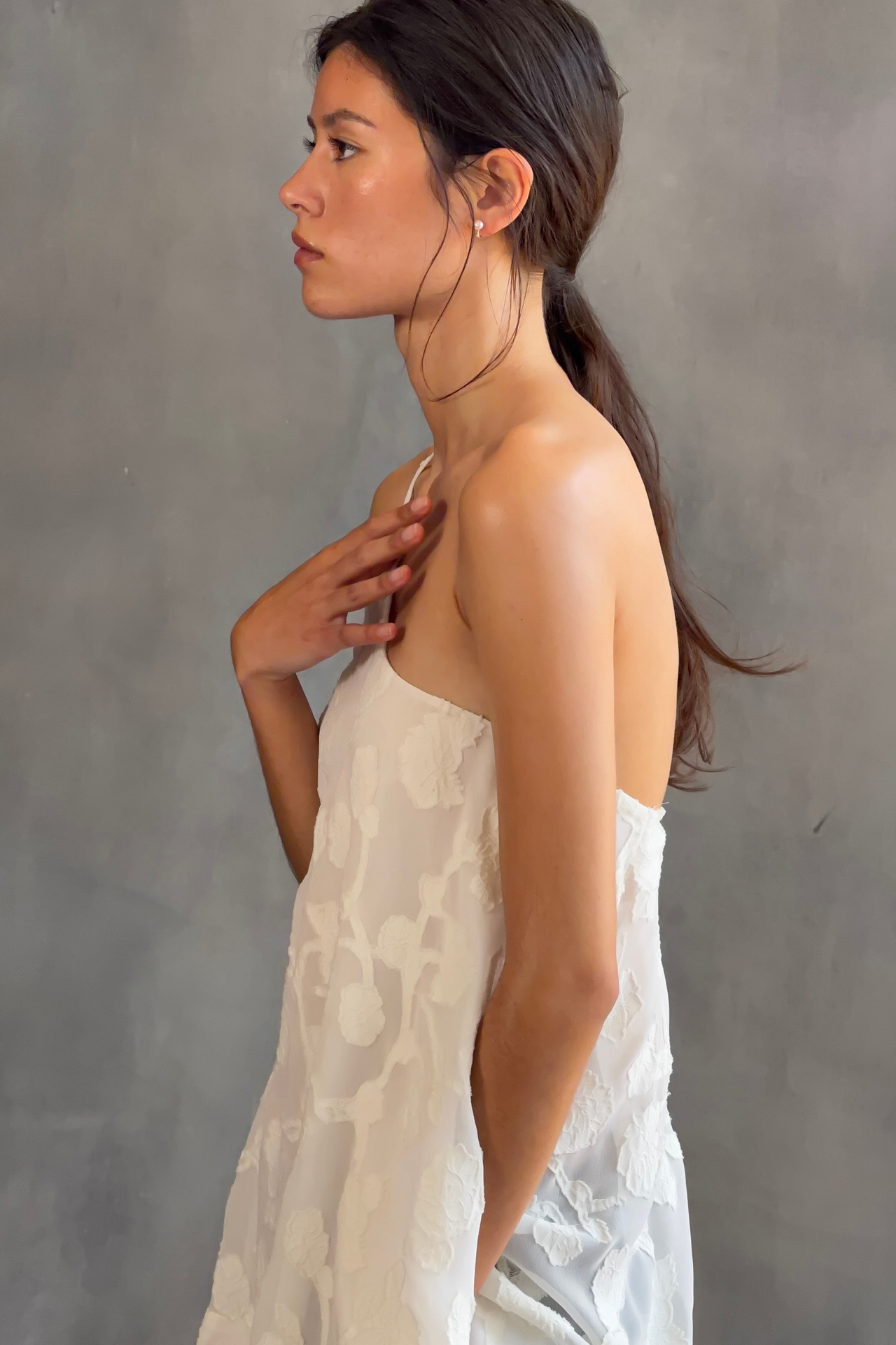 Maeve One-Shoulder Floral Tunic