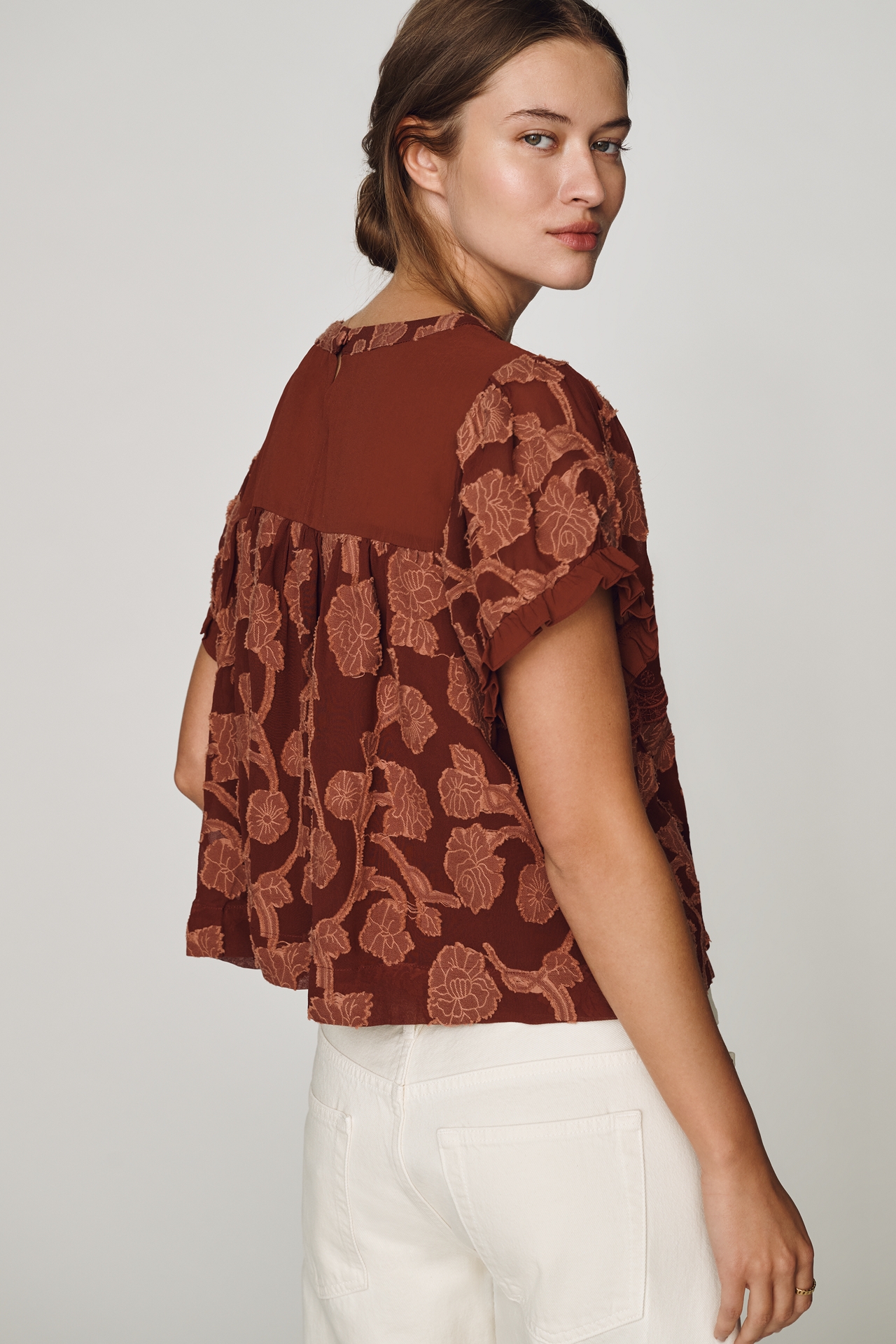 By Anthropologie Babydoll Top