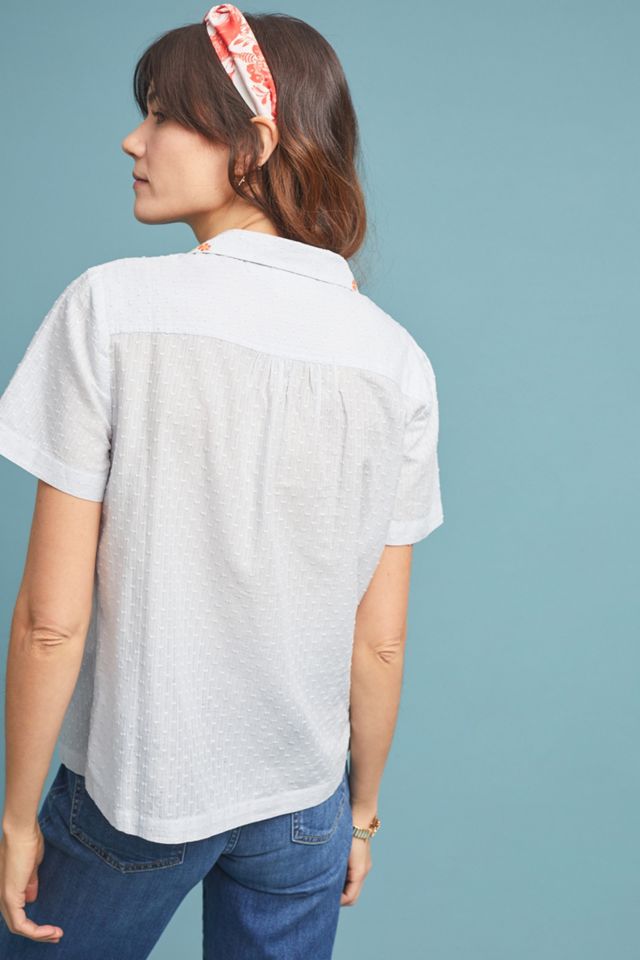 Christie Embroidered Buttondown #2