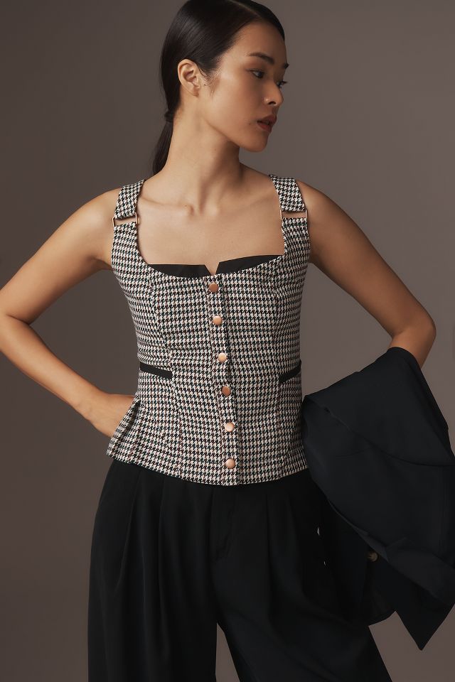 Anthropologie KOCH Wool Sleeveless Peplum Style Top outlet