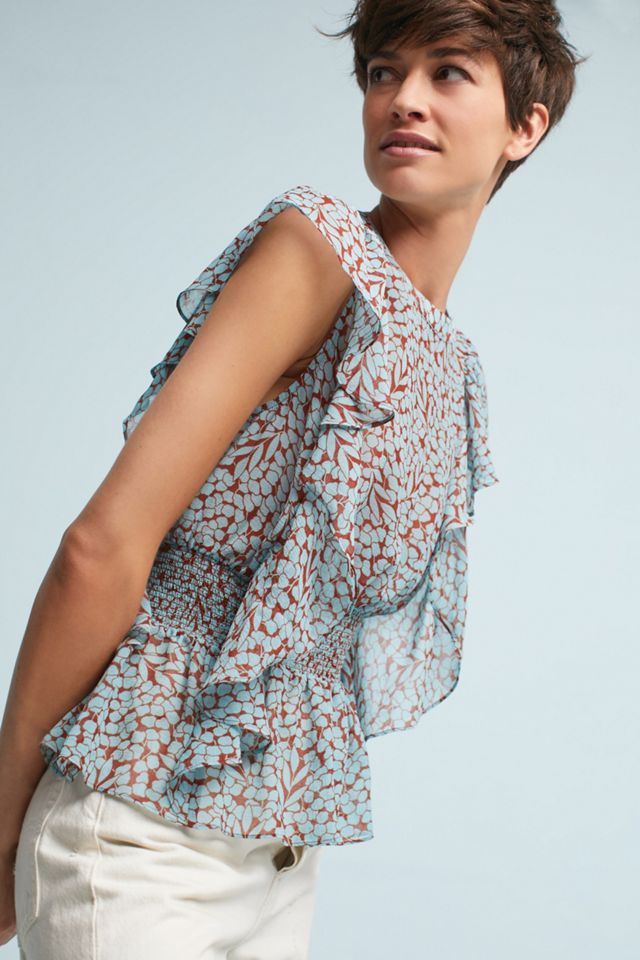 Allegra Gesmokte Bluse #1