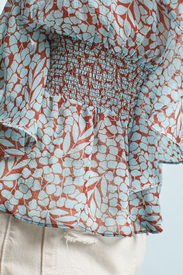 Allegra Gesmokte Bluse #2