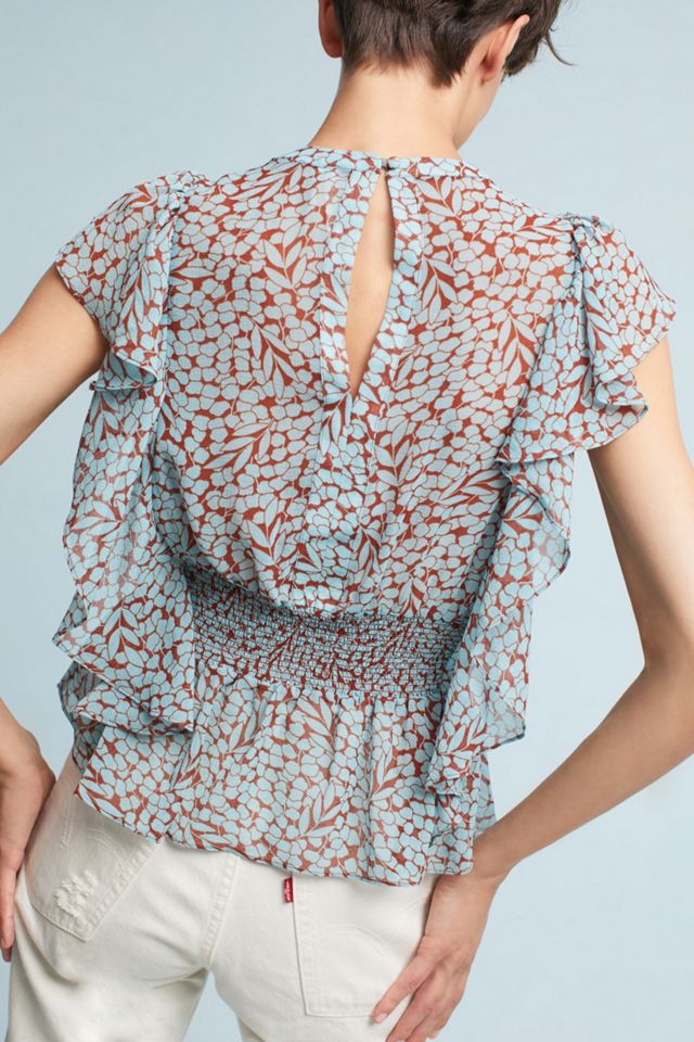 Allegra Gesmokte Bluse #3
