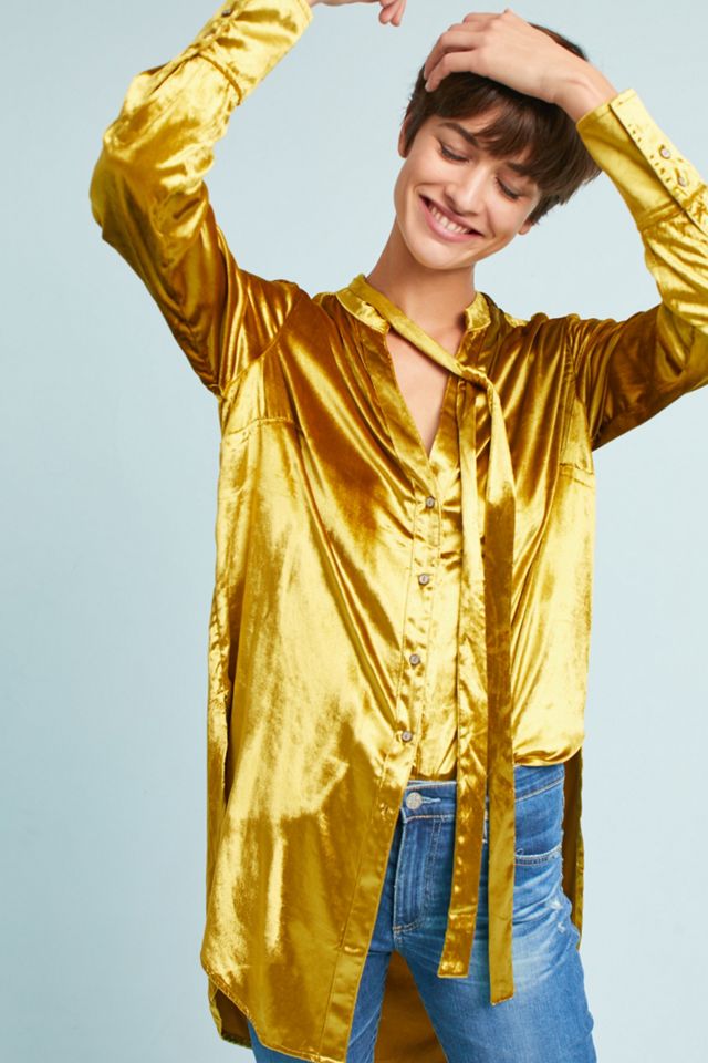 Tie-Neck Buttondown #1