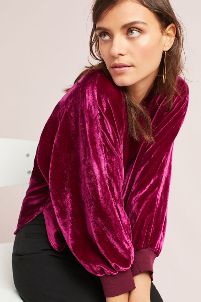 Carmen Velvet Top #1