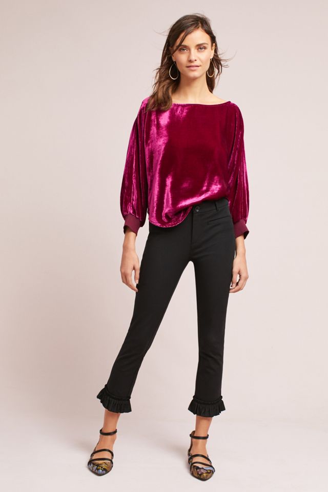 Carmen Velvet Top #4