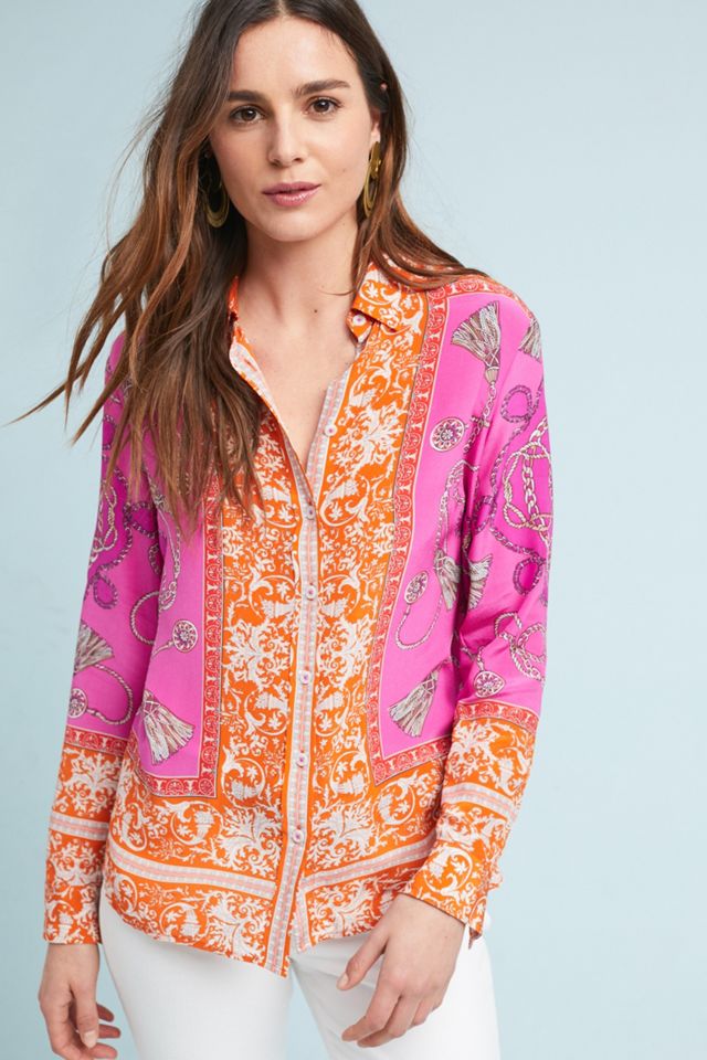 Potala Silk Buttondown #1