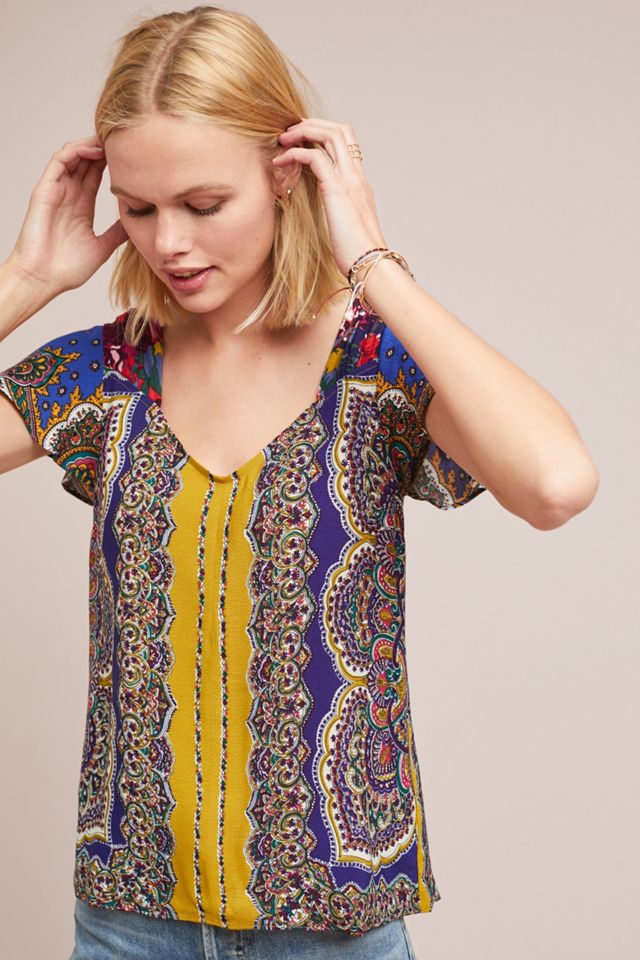 Teresita Scarf-Printed Blouse #3