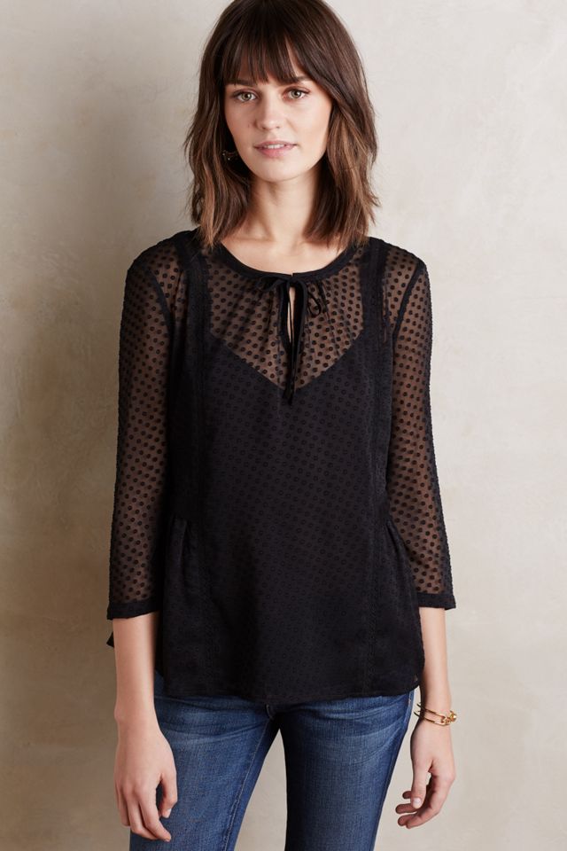 Manette Clipdot Blouse | Anthropologie