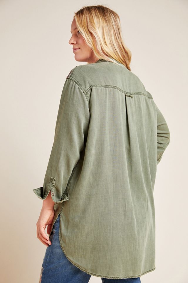 Sequined Cargo Shirt #9