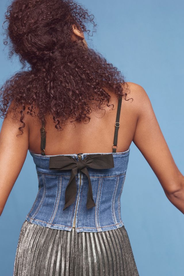 Denim Corset Cami #1