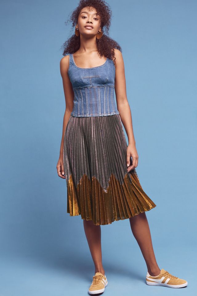 Denim Corset Cami #2