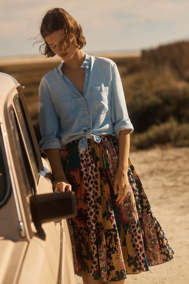 Boise Embroidered Chambray Buttondown #4