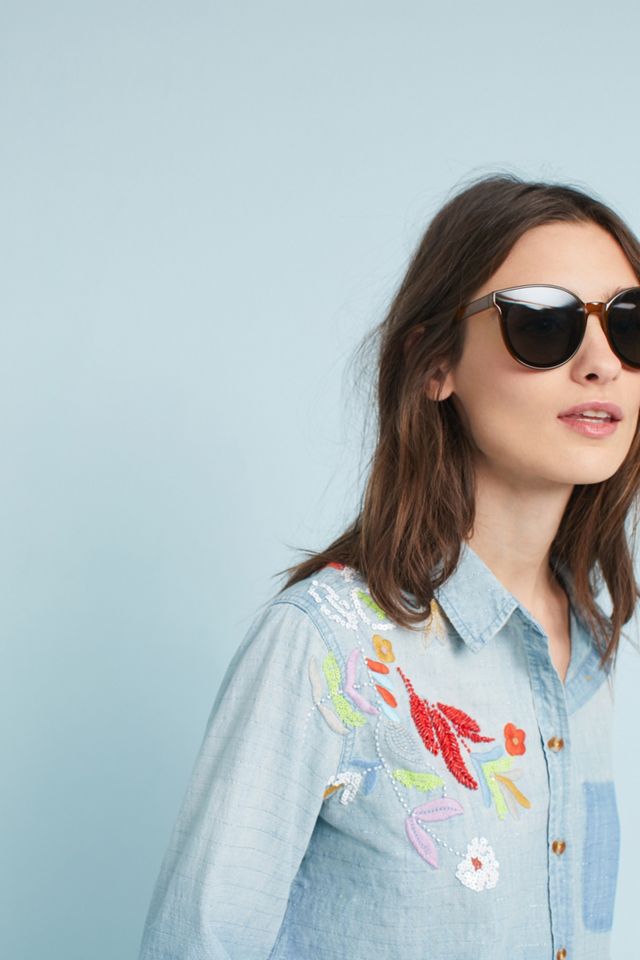 Boise Embroidered Chambray Buttondown #2