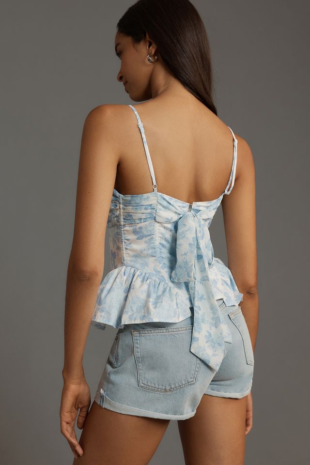 For Love & Lemons Oliver Ruffle-Side Top #5