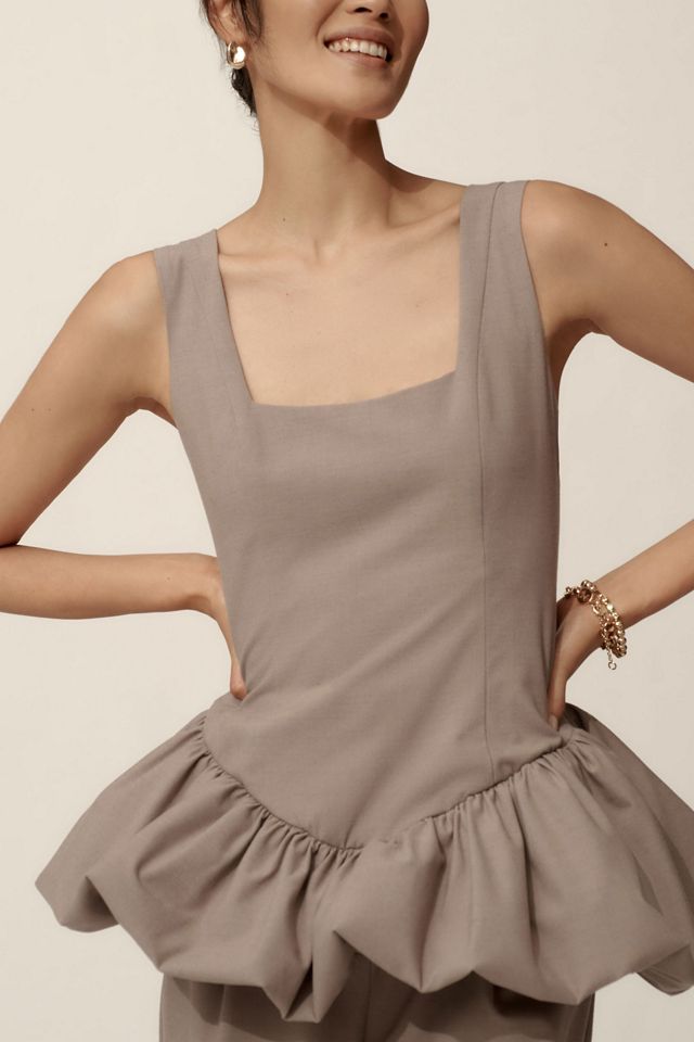 For Love & Lemons Marianne Bubble-Hem Corset Top #2