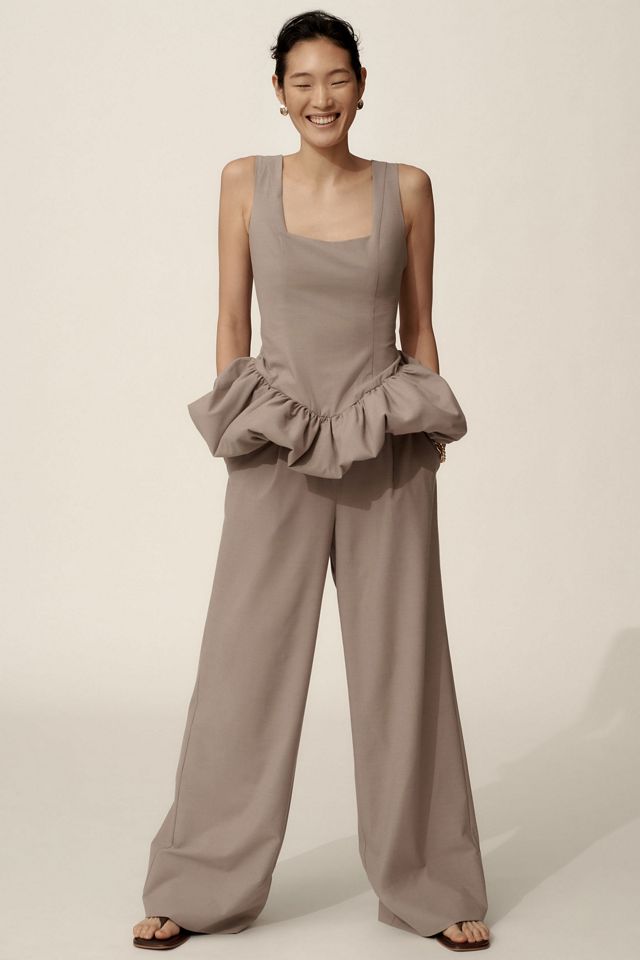 For Love & Lemons Marianne Bubble-Hem Corset Top #3