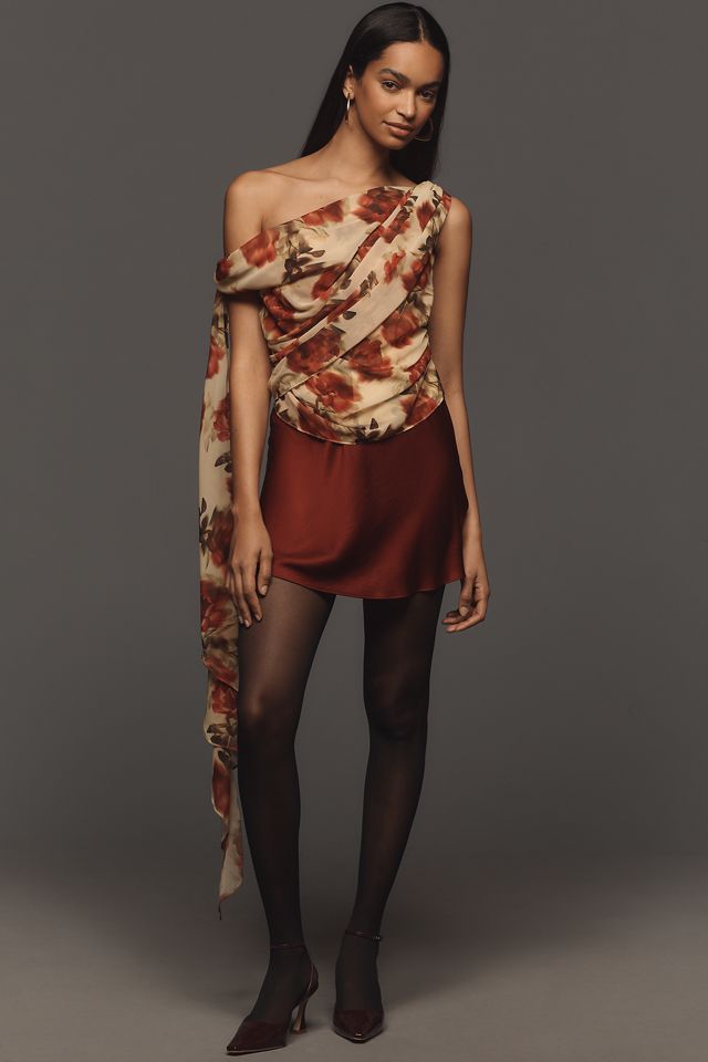 For Love & Lemons Harper Draped Corset Top | Anthropologie