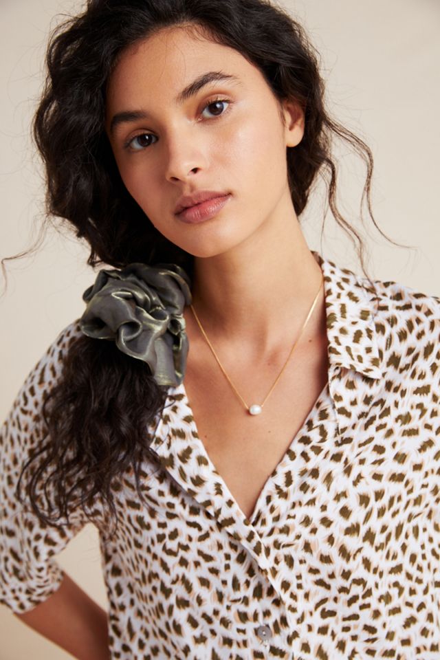 Beachgold Cheetah Buttondown #3
