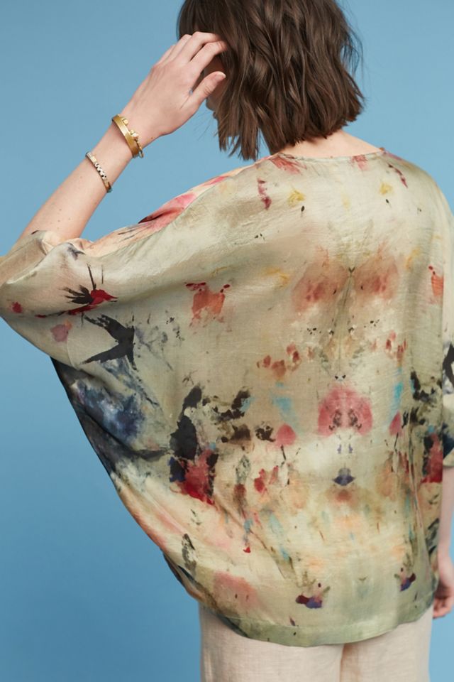 Silk Painterly Blouse #2