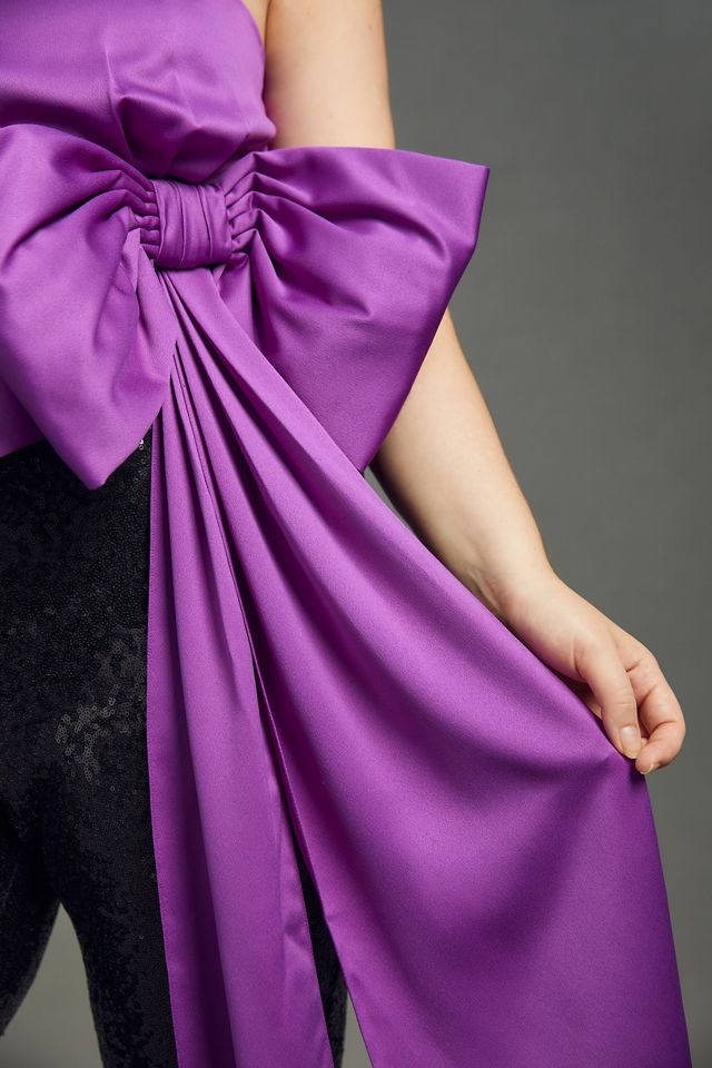 Atsu Strapless Bow Top #7