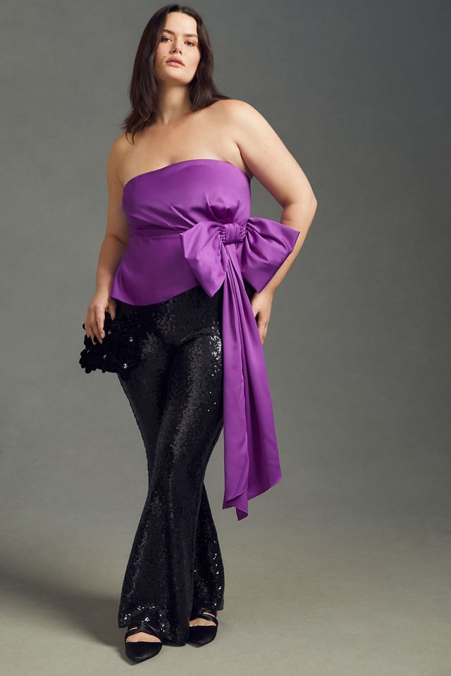Atsu Strapless Bow Top #9
