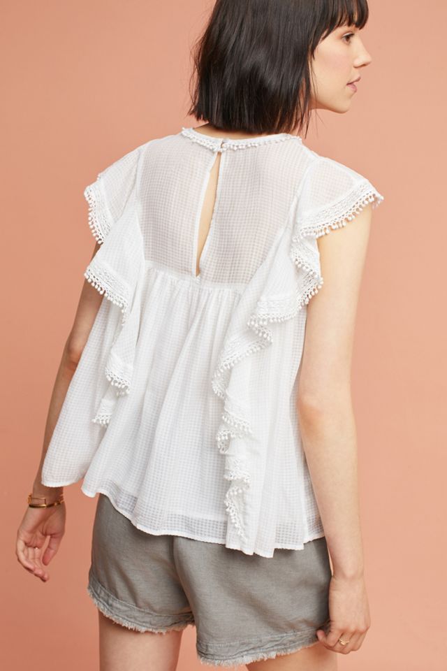Callie Ruffled Shell #2