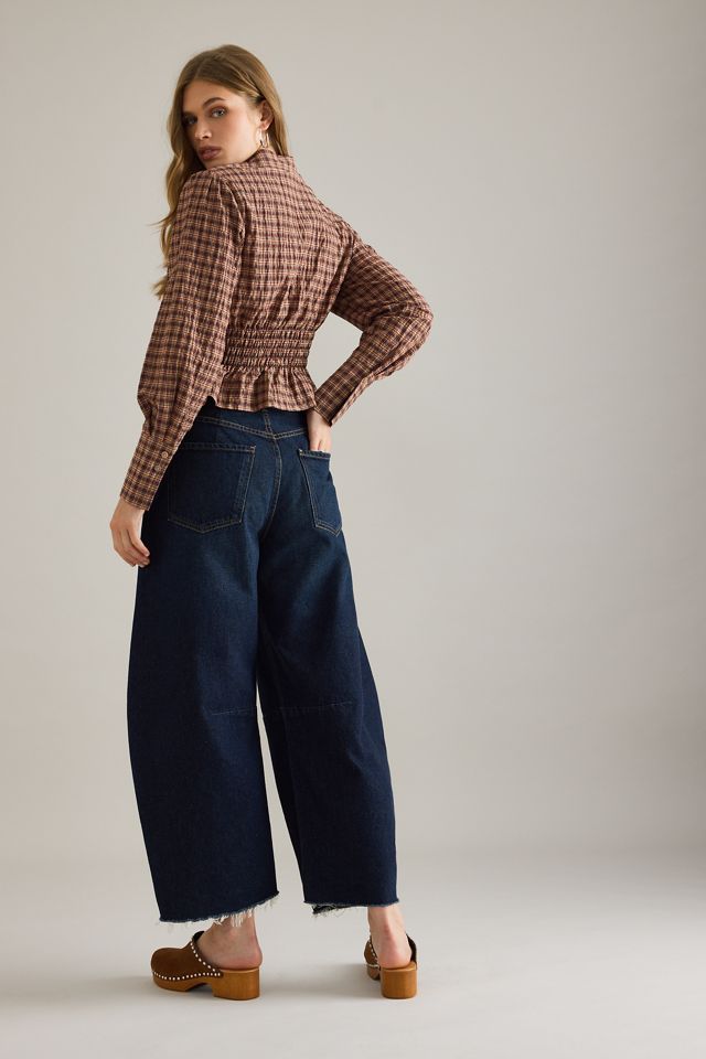 By Anthropologie Langarm-Hemd mit Raffungen #1