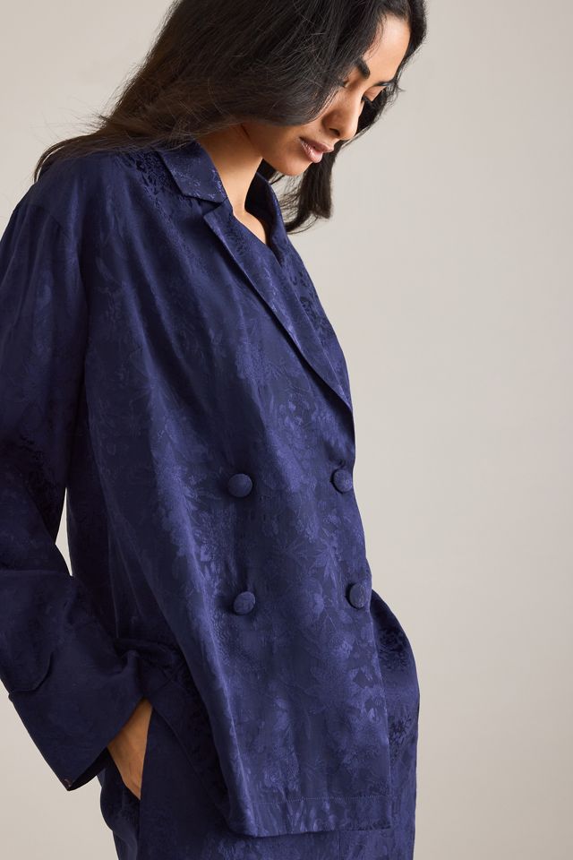 By Anthropologie Chemise croisée à double boutonnage en jacquard #4