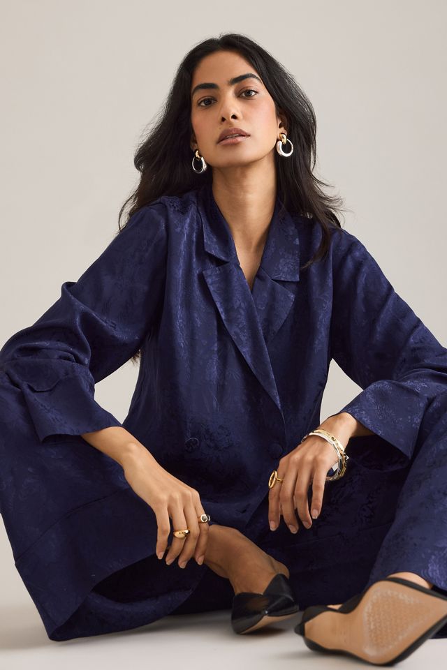 By Anthropologie Chemise croisée à double boutonnage en jacquard #2