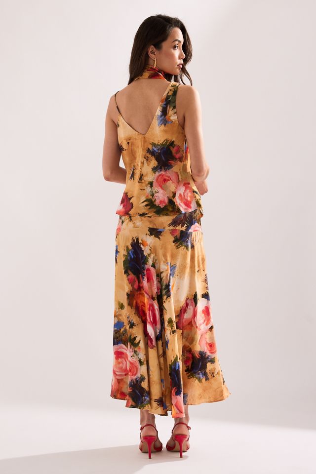 By Anthropologie Bedrucktes Cami-Top mit Schaldetail #5