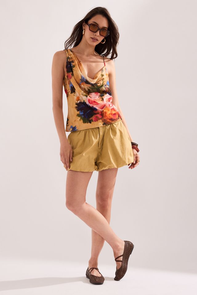 By Anthropologie Bedrucktes Cami-Top mit Schaldetail #3