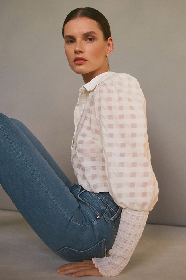 Maeve Smock Sleeve Camicetta #1