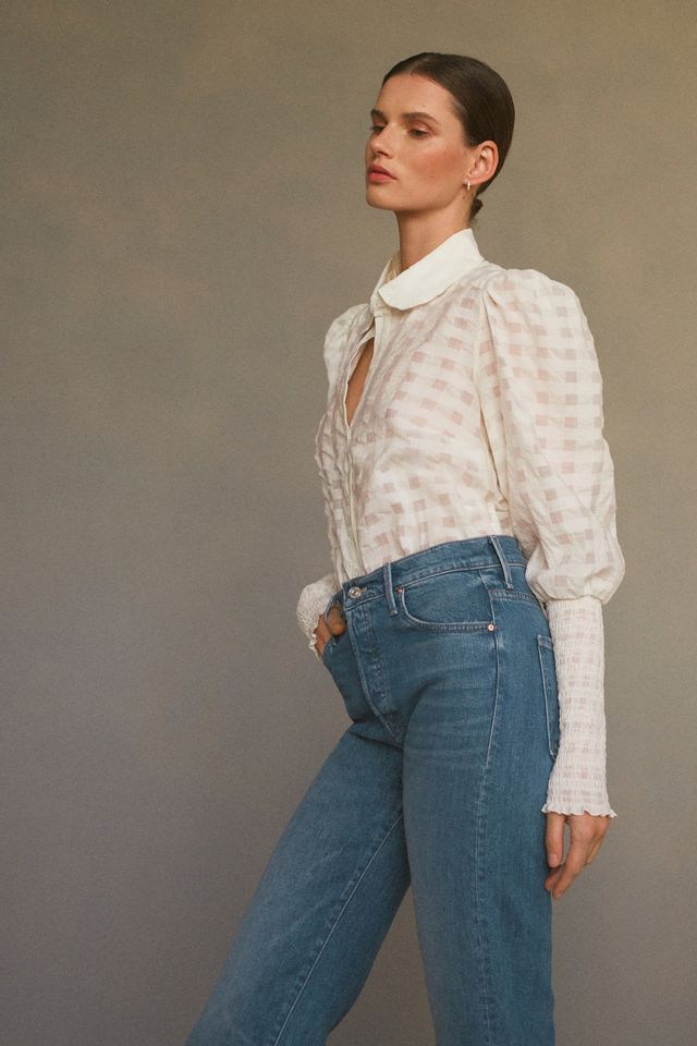 Maeve Smock Sleeve Camicetta #2